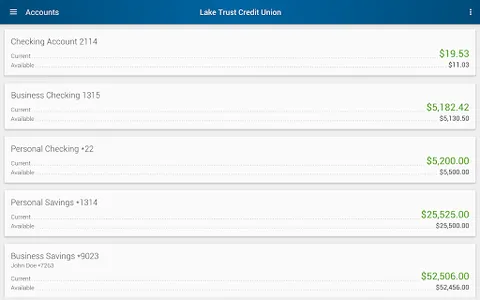 Lake Trust Credit Union screenshot 10