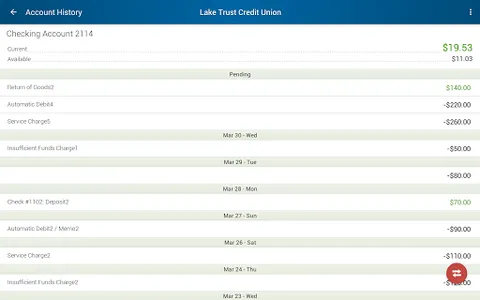 Lake Trust Credit Union screenshot 11