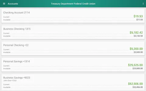 Treasury Department FCU screenshot 10