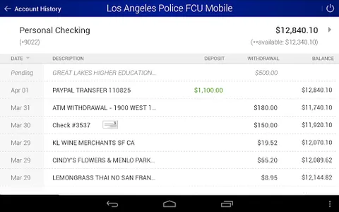 Los Angeles Police FCU Mobile screenshot 11