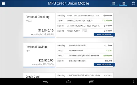 MPS Credit Union Mobile screenshot 10