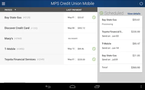 MPS Credit Union Mobile screenshot 13