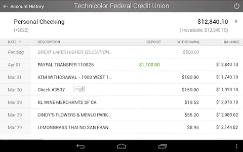 Technicolor FCU screenshot 6