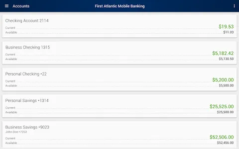 First Atlantic Mobile Banking screenshot 10