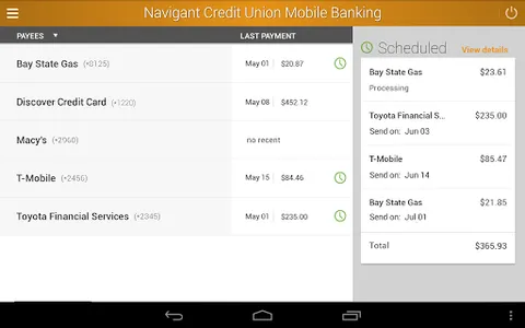 Navigant Credit Union screenshot 8