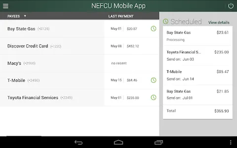 NEFCU Mobile App screenshot 11