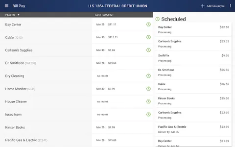 U S #1364 FEDERAL CREDIT UNION screenshot 7