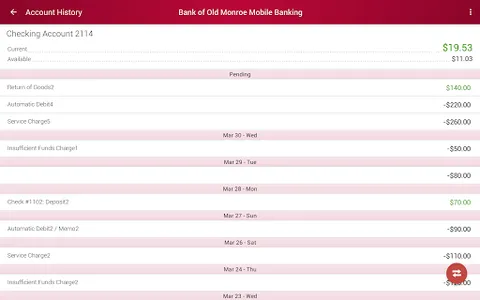 Bank of Old Monroe Mobile Bank screenshot 11