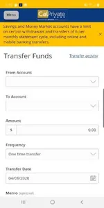 CalPrivate Bank screenshot 3