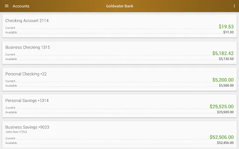 Goldwater Bank screenshot 10