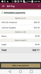 Ocean State Credit  Union Mobi screenshot 3