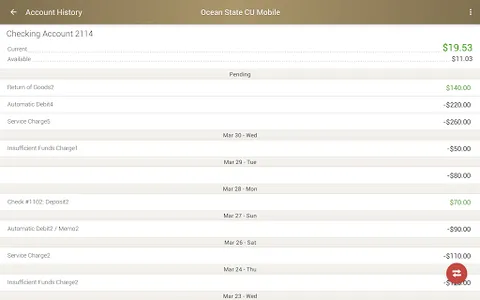 Ocean State Credit  Union Mobi screenshot 9