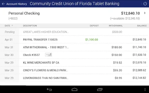 CCU FL Mobile Banking screenshot 11