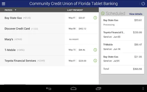 CCU FL Mobile Banking screenshot 13