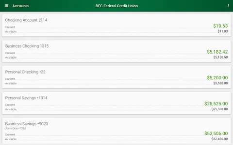 BFG Federal Credit Union screenshot 5