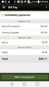 Princeton Federal CU Mobile screenshot 2