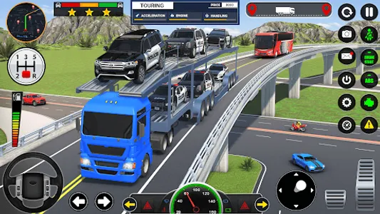 Police Truck Driving Games 3D screenshot 1