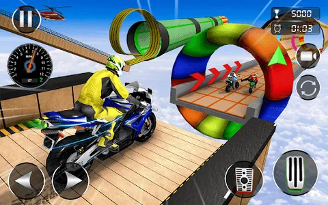 Mega Ramp Bike Stunt Games 3D screenshot 10