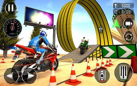 Mega Ramp Bike Stunt Games 3D screenshot 11