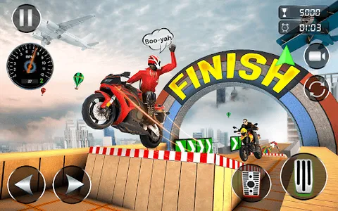 Mega Ramp Bike Stunt Games 3D screenshot 13