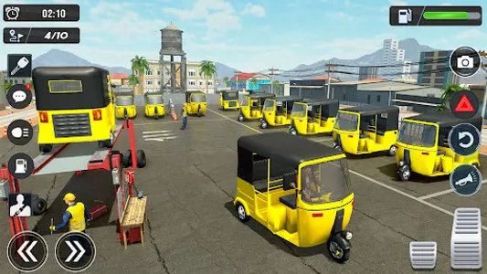 Tuk Tuk Auto Driving 3D Games screenshot 6