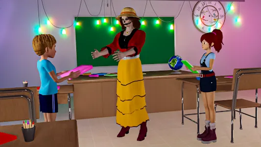 Crazy evil teacher 3d games screenshot 1