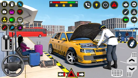 Taxi Simulator City Taxi Games screenshot 15