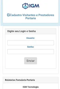 IGM-Portaria Cadastro Visitant screenshot 1