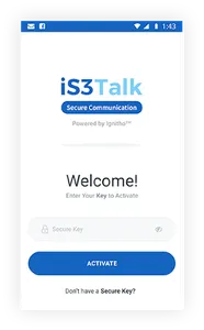 iS3 Secure Communication screenshot 0