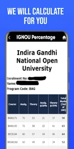 IGNOU Percentage Calculator screenshot 5