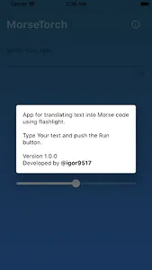 MorseTorch screenshot 1