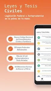 Leyes y Tesis Civiles screenshot 0