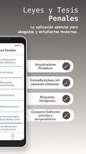 Leyes y Tesis Penales screenshot 1