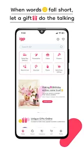 IGP: Flowers, Cakes, Gifts App screenshot 1