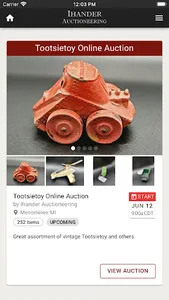 Ihander Auctioneering screenshot 0