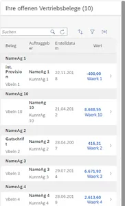 Vertriebsbelegfreigabe screenshot 2
