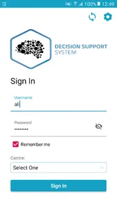 DSS for vaccination screenshot 1