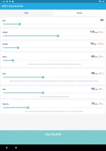 Body Calculator: BMI/RFM/LBM,  screenshot 12