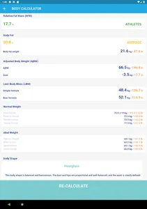 Body Calculator: BMI/RFM/LBM,  screenshot 14