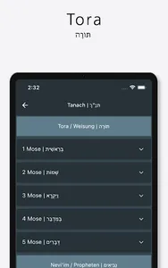 Tanach (German-Hebrew) screenshot 6