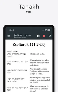 Tanakh (Hungarian-Hebrew) screenshot 10