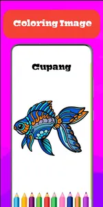 Betta Fish Coloring Game screenshot 2