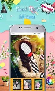 Sweet Hijab InFrame screenshot 2