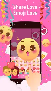 Emoji Love Stickers for Chatti screenshot 4