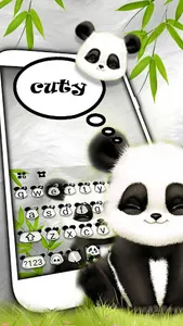 Baby Panda Keyboard screenshot 1