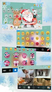 Cartoon Christmas Keyboard The screenshot 0