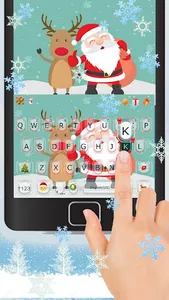 Cartoon Christmas Keyboard The screenshot 1