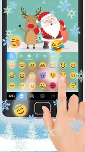 Cartoon Christmas Keyboard The screenshot 2