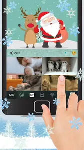 Cartoon Christmas Keyboard The screenshot 3