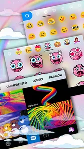 Colorful Swag Unicorn Keyboard screenshot 3